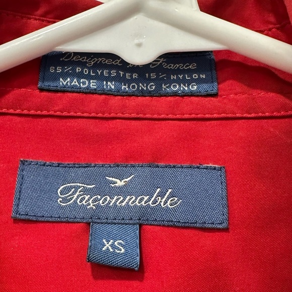 Faconnable Red Button-down Shirt - Picture 5 of 5
